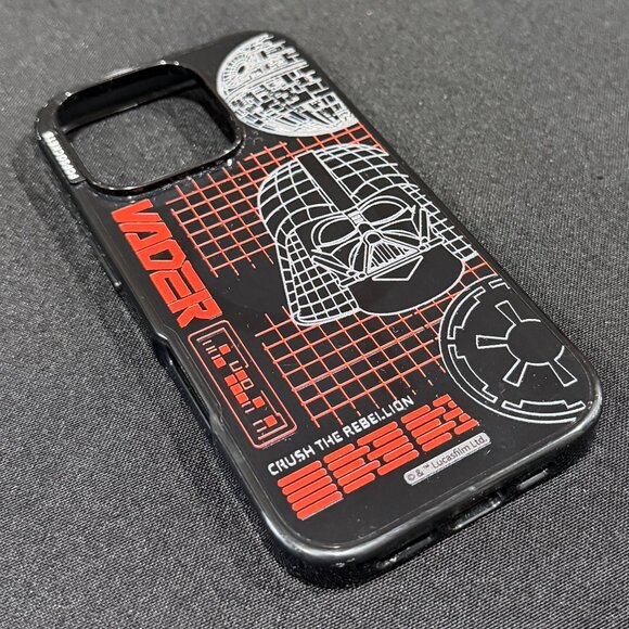 iPhone 16 Pro Magsafe Case - Popsockets Vader Spec Case - Picture 1 of 6
